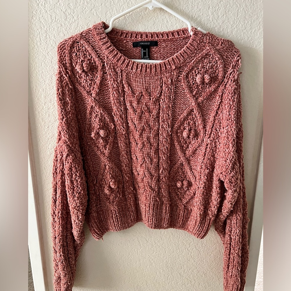 Chenille sweater